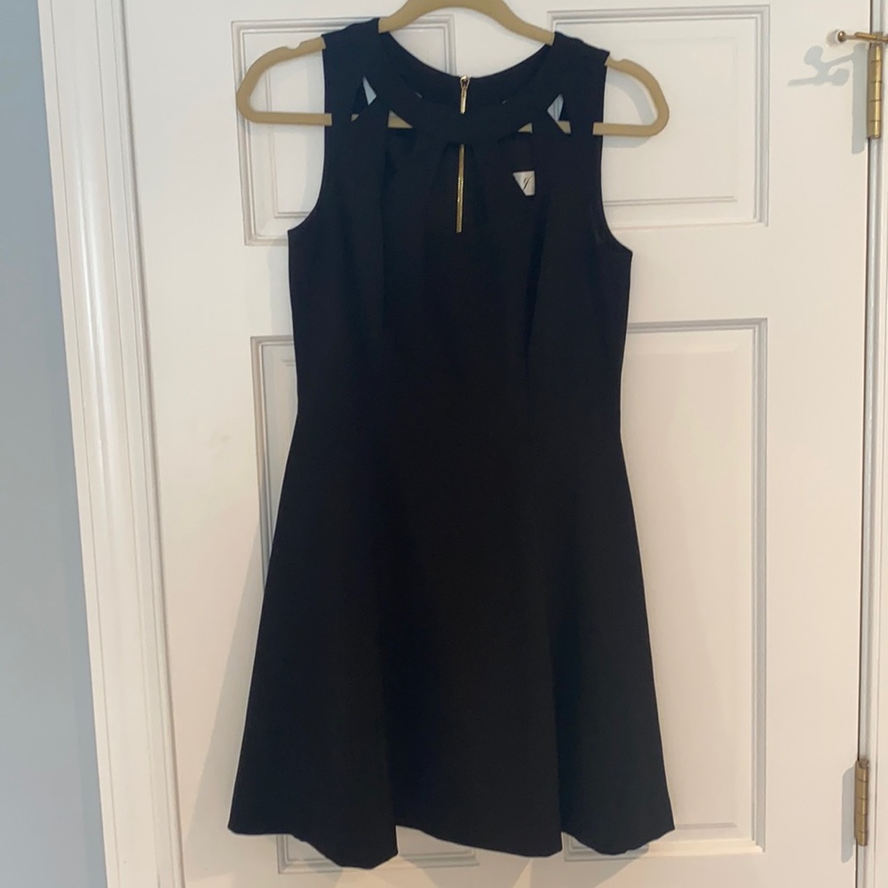 Eliza J Black cut out size 4 cocktail dress